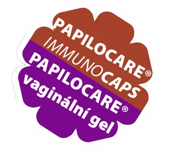 Odporúčané produkty Papilocare vaginálny gél a Immunocaps