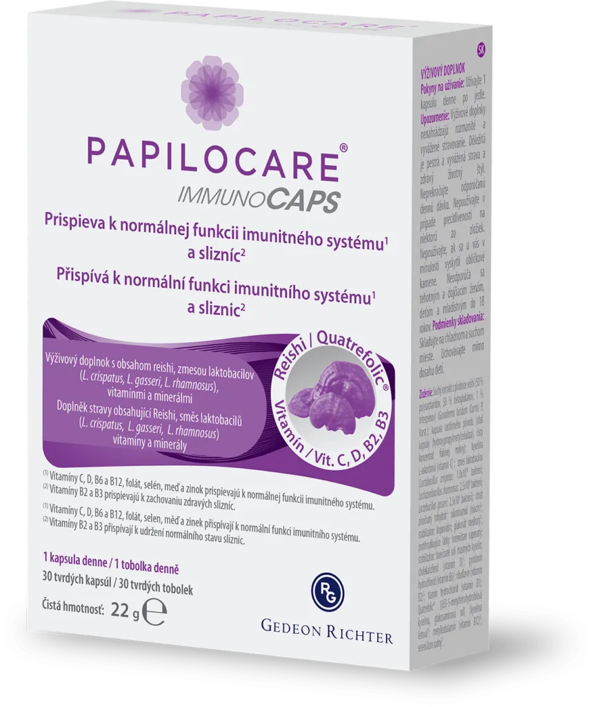 Balenie Papilocare Immunocaps